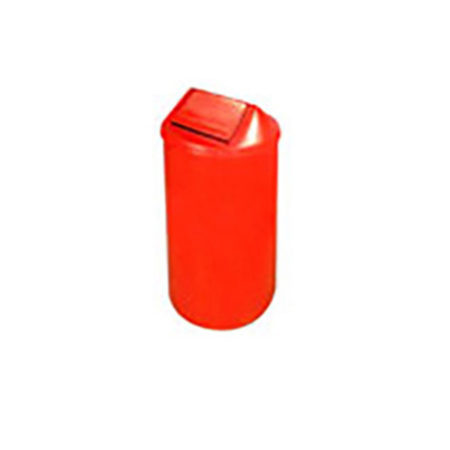 Lixeira Redonda Basculante 100 litros em Fibra de Vidro
