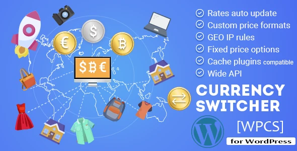 WPCS – WordPress Currency Switcher Professional – Multi Currency